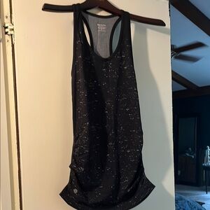 Athleta Black Sequin Tank Top